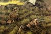 [FlowerChild scans] Painted by Robert Bateman, Prairie Evening - Short-Eared Owl