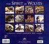 CPerrien scan] Paintings of Lesley Harrison - 2002 Calendar, The Spirit of Wolves: Back