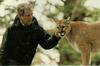 Cougar (Puma concolor) and Dr. Maurice Hornocker