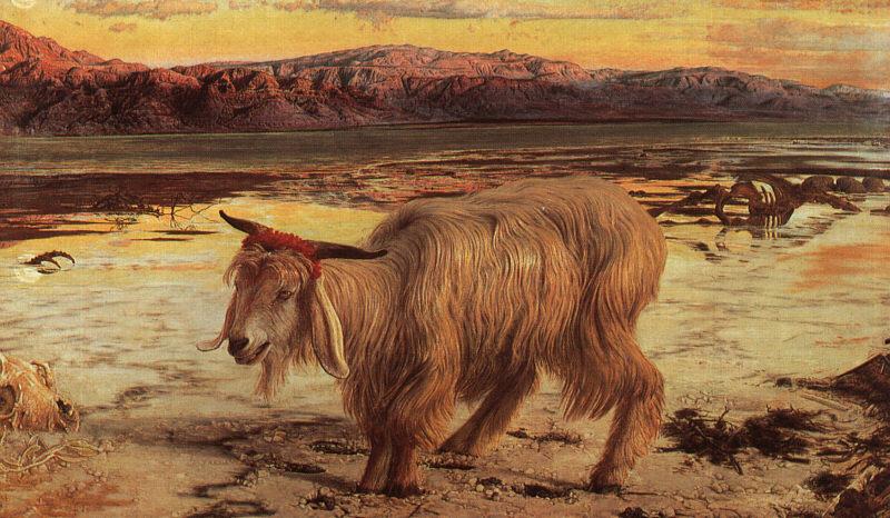 Fine Art: William Homan Hunt: The Scapegoat, 1854 - scapgoat.jpg [01/01]; DISPLAY FULL IMAGE.