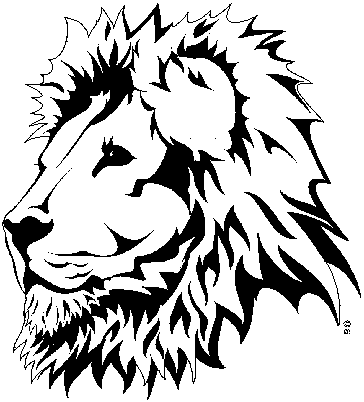 lion head graphic
